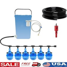 Automatic Poultry Waterer Kit Hygienic Leak-Free Water System Chickens New