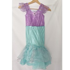 Disney Princess Ariel Little Mermaid Costume Dress Purple Teal Sequin 5/6