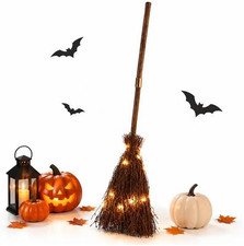 36" Witches Broom Light up Witch Broomstick Halloween Costume Prop