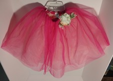 Weissman Child's Dance Costume Pink Tutu Skirt Size IC 6/7 