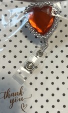 Cute Nurse Retractable Badge Reel Work Felt Heart Valentines Love ID Gift