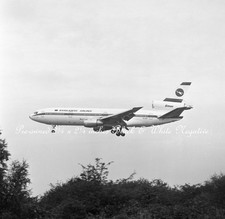 Bangladesh Airlines Douglas DC-10-30 S2-ACP, B&W Negative, Aviation Aircraft