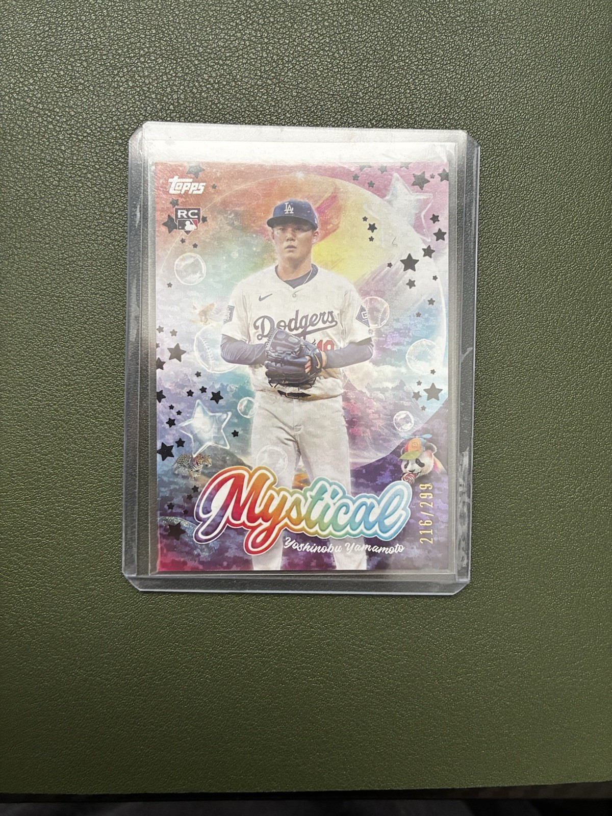 2024 Topps Update Series #MYS-13 Mystical Yoshinobu Yamamoto RC Black /299