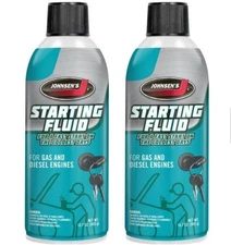 Johnsen's 6762 10.7 Oz Capacity Starting Fluid Performs to -65°F Qty 2. USA MADE