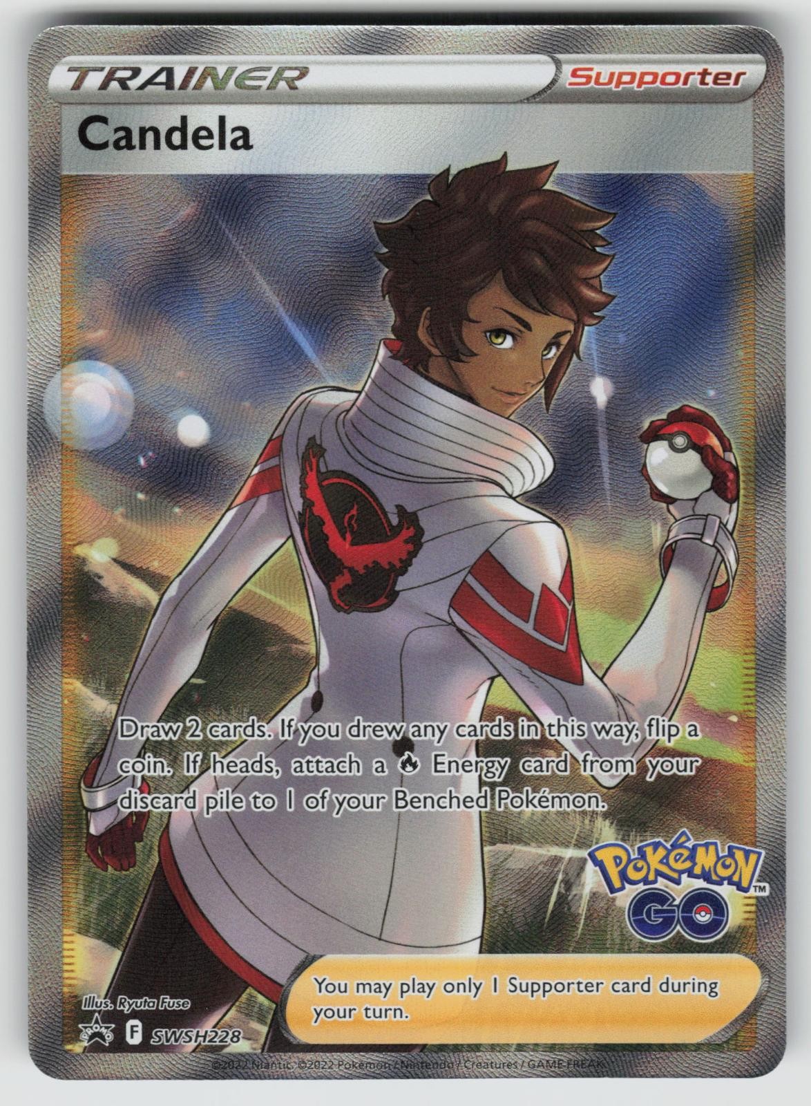 Candela SWSH228 Holo Promo Sword & Shield Promo Pokemon Near Mint