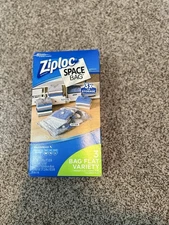 NEW Ziploc Space Bag 3 BAG FLAT VARIETY with 1 Med 1 Large Flats & 1 XL Flats