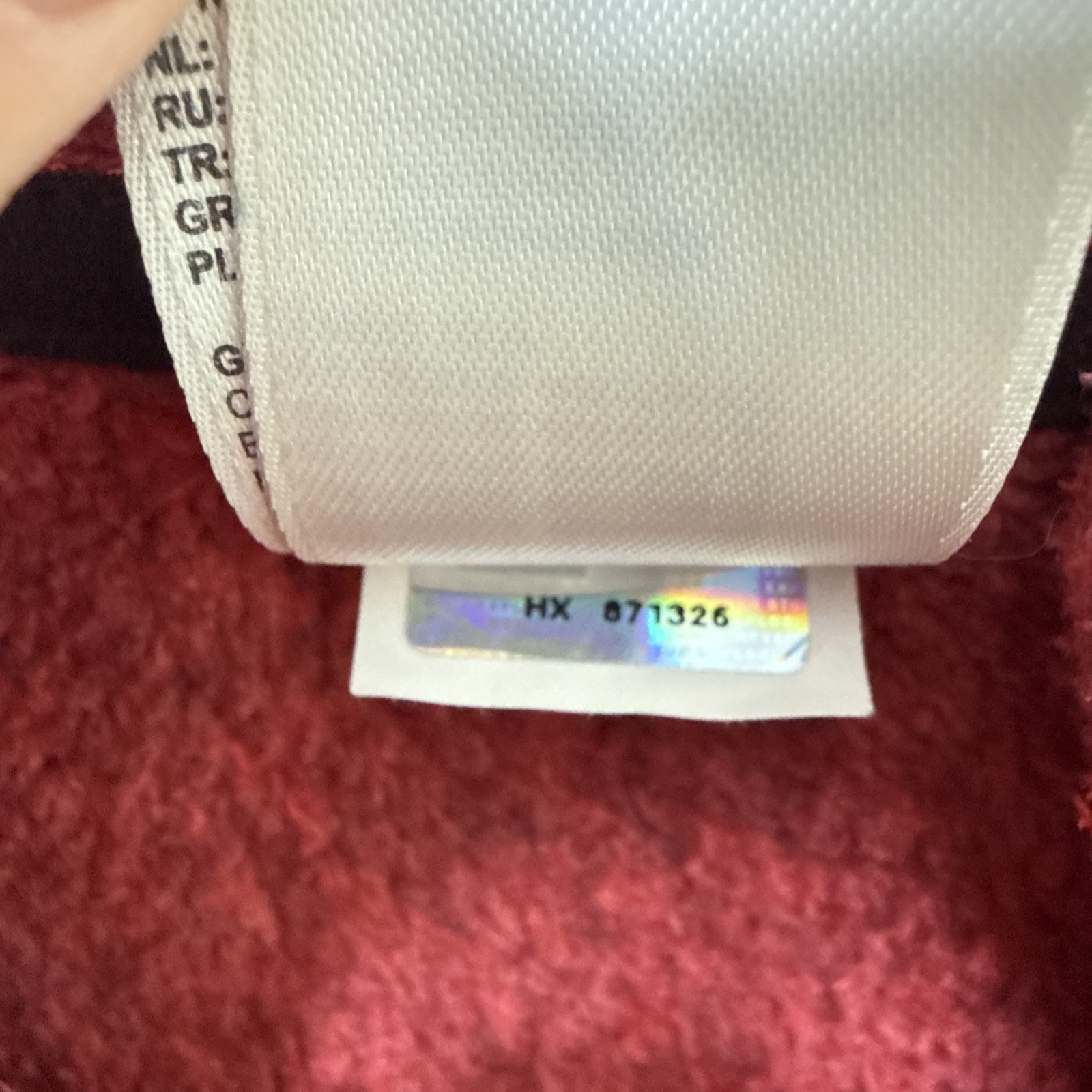 The North Face Womens Hoodie Large 1/2 Zip Pockets Pullover Sweater Fleece Red thumbnail 10