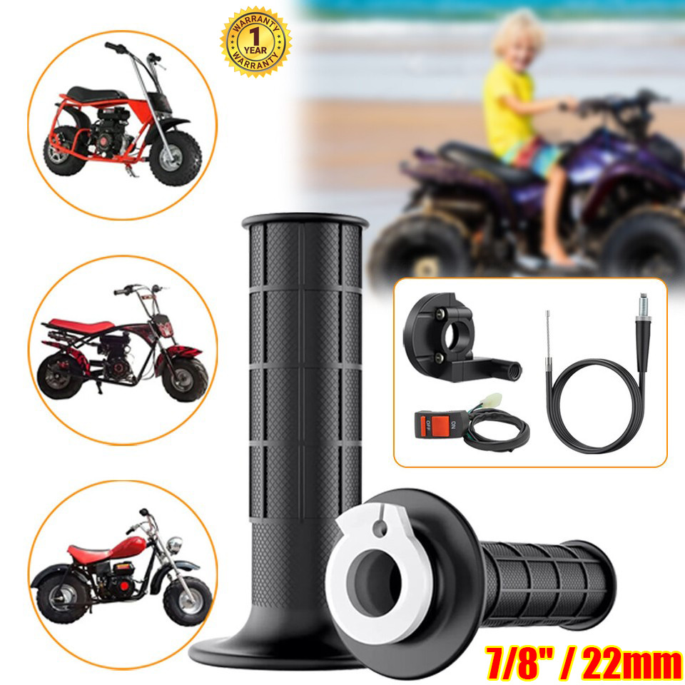 Kit For Coleman CT200U Trail 200 Mini 196cc Bike Throttle Hand Grips Cable Clamp