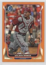 2014 Bowman Chrome Orange Refractor 6/25 Wilson Ramos #179 0b5
