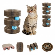 2pcs Collapsible Cat Scratcher Cardboard - Magic Organ Toy Large, Bridge