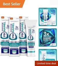Clinical Enamel Strengthening Toothpaste, Whitening Action, 3.4 oz 3 Pack
