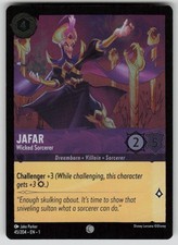 Jafar - Wicked Sorcerer Cold Foil Common The First Chapter 45/204 Lorcana NM