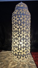 White and clear jewelled Moroccan clear jewelled Floor Lamp