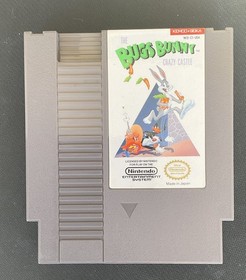 NES The Bugs Bunny Crazy Castle 1989 Cartridge Nintendo Entertainment System