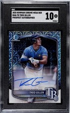 2025 Bowman Chrome Mega Box - Theo Gillen Mojo Prospect Autograph #BMA-TG SGC 10