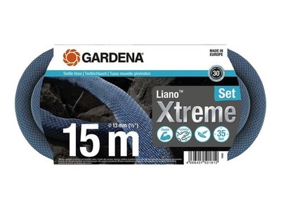 Gardena Liano 15m On Soil Black Blue Grey Polyvinyl Chloride 18465-20