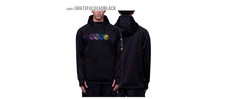686 BONDED FLEECE PO HOODY GRATEFUL DEAD BLACK MEDIUM
