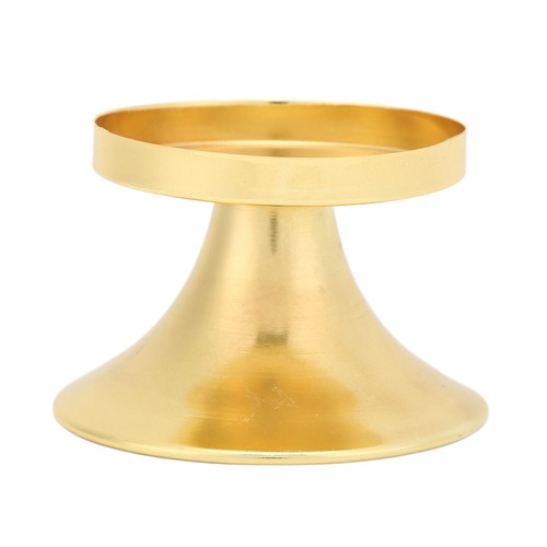 European Style Gold Plated Metal Tealight Candle Holder with Horn Base - Picture 7 of 11