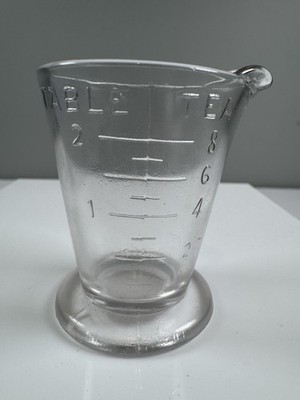 Tea Table Measuring Shot Glass Vintage