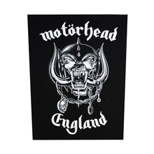 Large Motorhead England Printed Sew On Battle Jacket Back Patch - OFFICIAL