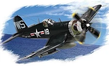 HobbyBoss Easy Build F4U-4 Corsair - Plastic Model Airplane Kit - 1/72 Scale