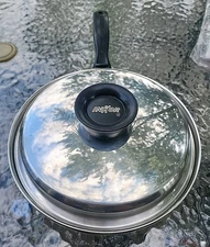 VINTAGE MINT INKOR STAINLESS STEEL 7 1/4" PAN SKILLET 3 PLY WITH MATCHING LID