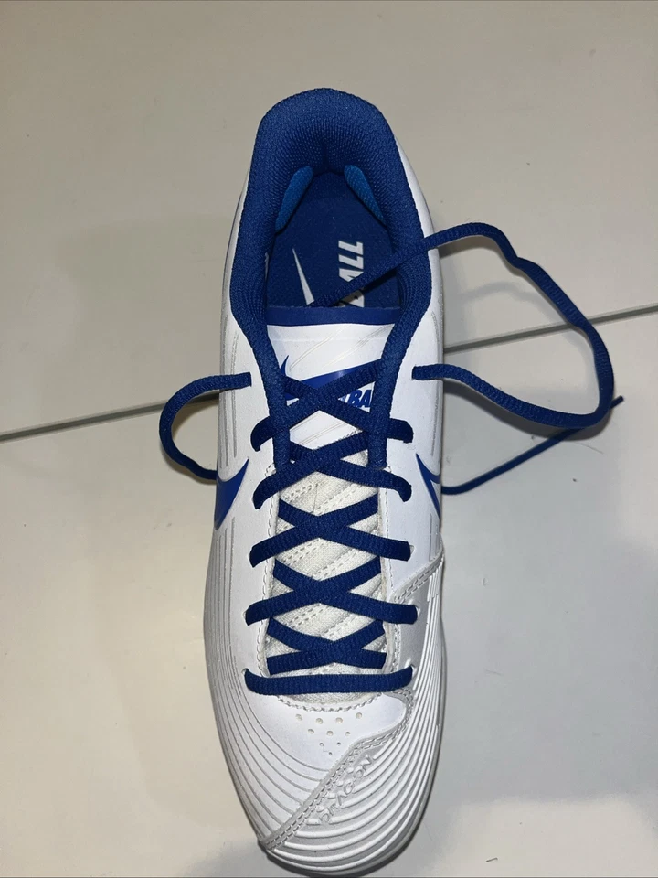 Botines de softbol Nike Lunar Hyperdiamond 3 Pro para mujer talla 8 azul blanco CD0110 106 Foto 3 de 4