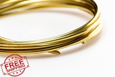 CRAFT WIRE Jeweler's Brass Wire 16 Gauge Yellow Round Dead Soft