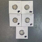 Barber Dime Silver 10C Lot of 5 Coins   #273