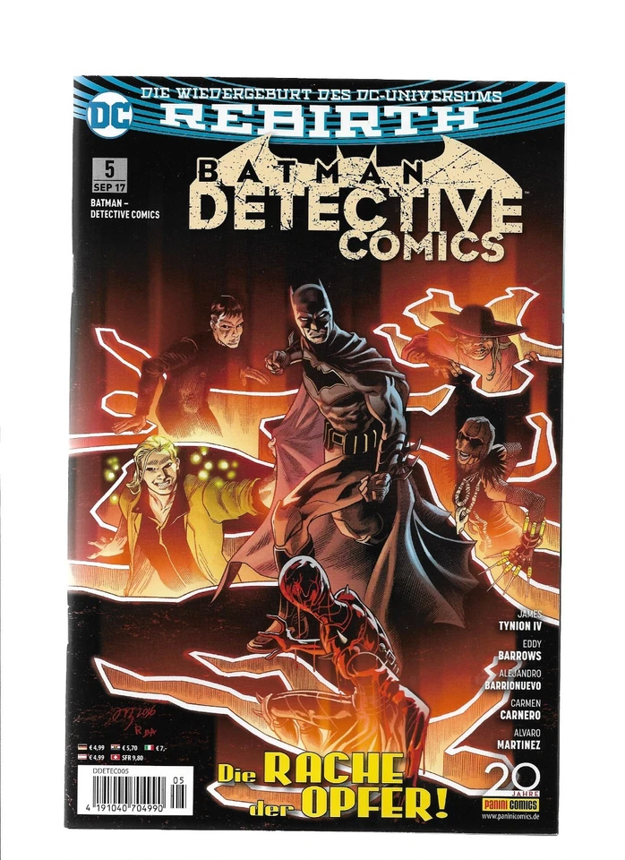 DC - Batman Detective Comics Rebirth Nr. 5 von 2017 - Panini Verlag deutsch - Bild 1 von 1