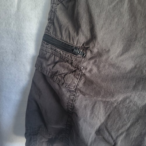 mens paradise collection dark deep gray black cargo shorts size 40 - Picture 3 of 6