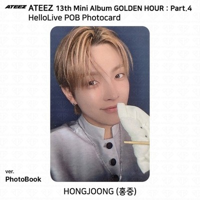 ATEEZ 13th Mini Album Golden Hour Part.4 HelloLive POB Photocard