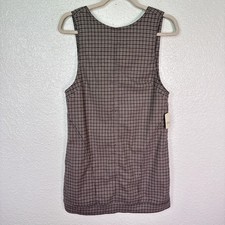 Free People Kai Shift Dress Womens XS Houndstooth Plaid Preppy Academia NEW