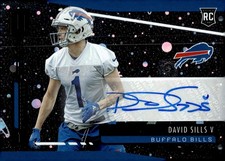 2019 Panini Unparalleled #243 David Sills V Rookie RC Signatures Cosmos
