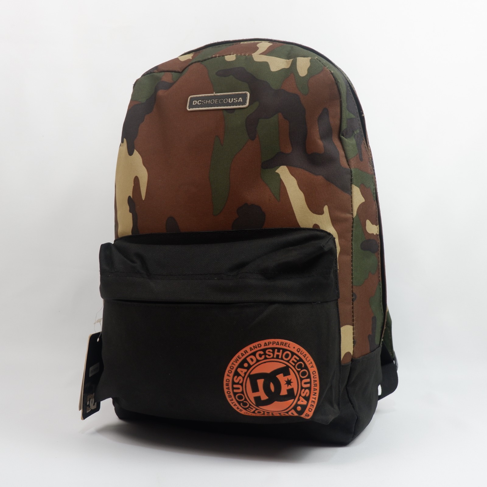 DC Shoes Backstack Backpack Camo Black Large Logo… - image 1