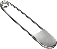  Large Safety Pins, 5 inch Safety Pins, 10 PCS Stainless Steel Safety Pins 5"