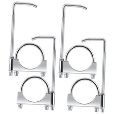 Pcs Universal Exhaust Clamp with Hanger, Made of Heavy-Duty Clamp with 3 Inch 4