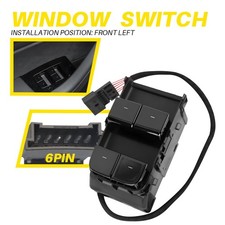 Power Window Control Switch Front Left For Te...