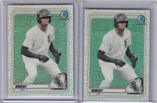 2 * LUIS ROBERT * 2020 BOWMAN CHROME  MEGA MOJO REFRACTOR BASE 