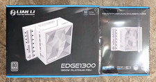 White Lian Li Edge 1300W Full Modular Power Supply 80+ Platinum ATX 3.1 PCIe 5.1