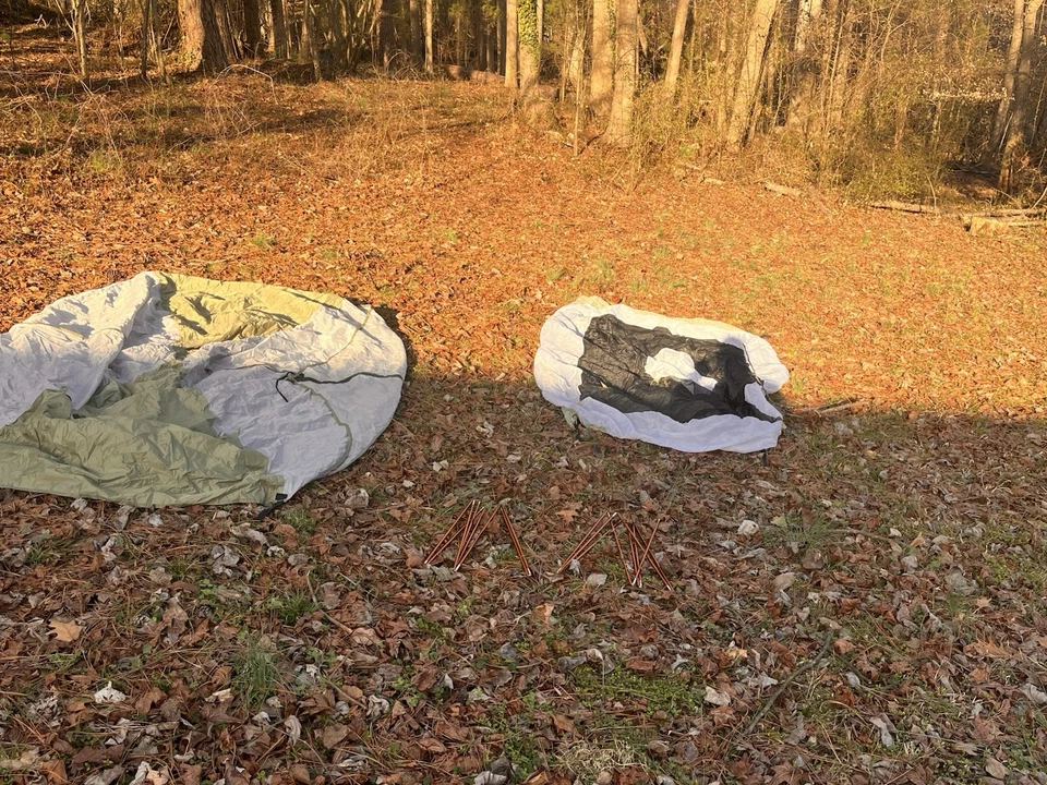 Carpa de Montaña Resistente Foto 3 de 4