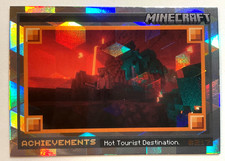 Minecraft Panini 2024 Cubic Foil Achievements Hot Tourist Destination #217