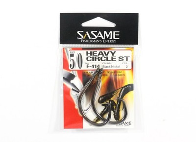 Sasame F-414 Heavy Circle ST Bait Hook Size 5/0 (9466)