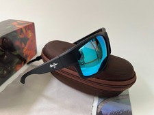 Maui Jim Maui B811-03S Black Sunglasses Blue Polarized 63-17-120