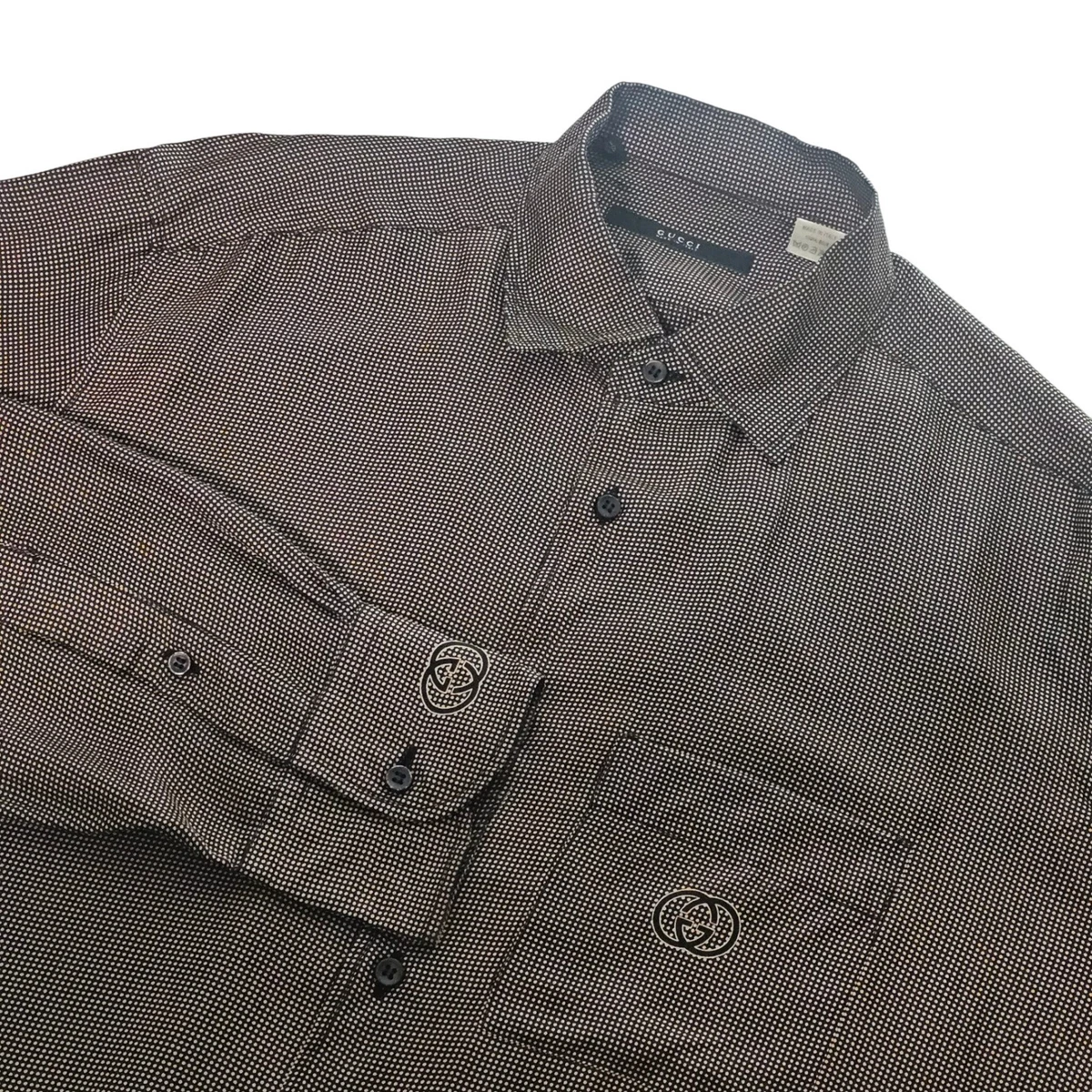 Gucci Silk Long Sleeve Casual Button-Down Shirts for Men for sale