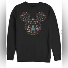 Christmas Disney Mickey  Minnie Mouse Sweatshirt Small