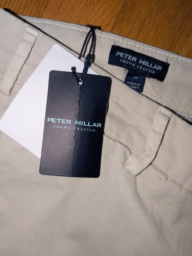 Peter Millar Crown Crafted Concorde Garment Dyed Stone Pants 38 X34 MS23XB70 NWT - Picture 5 of 11