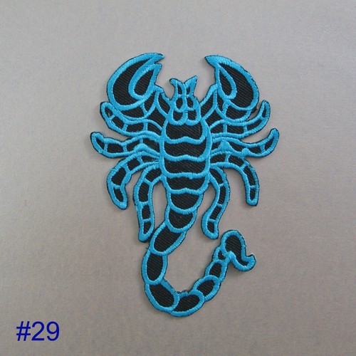 Animal Thermocollant Brodé Chiffon Patch Badge Appliqué Gothique Emo Punk Motard - Photo 30/31