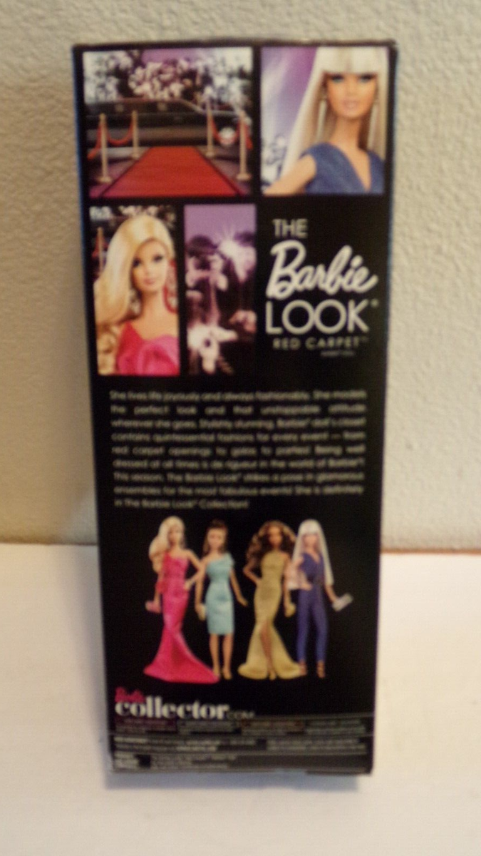 2013 The Barbie Look Red Carpet Brunette Collector Black Label
