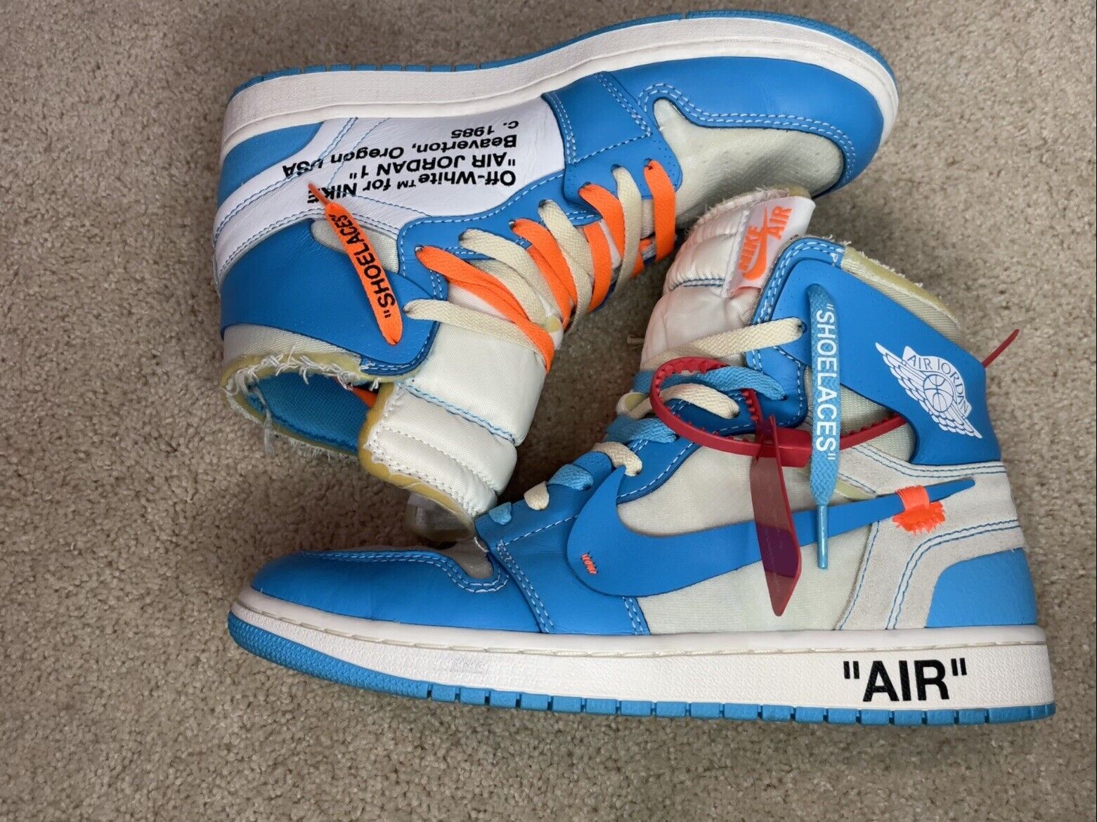 off white jordan 1s